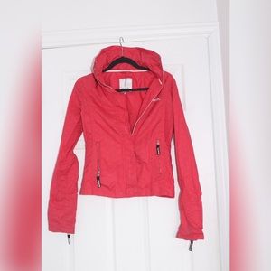 Red Branded Bench Jacket